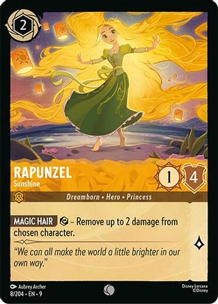 Rapunzel - Sunshine (8/204) - Fabled Cold Foil