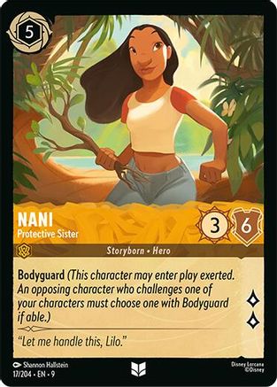 Nani - Protective Sister (17/204) - Fabled Cold Foil