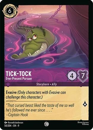 Tick-Tock - Ever-Present Pursuer (50/204) - Fabled Cold Foil