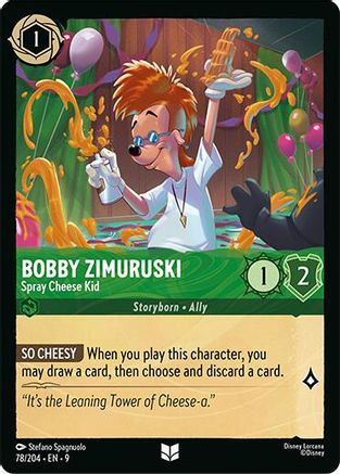 Bobby Zimuruski - Spray Cheese Kid (78/204) - Fabled