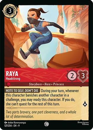 Raya - Headstrong (127/204) - Fabled Cold Foil
