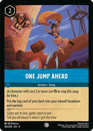 One Jump Ahead (165/204) - Fabled Cold Foil