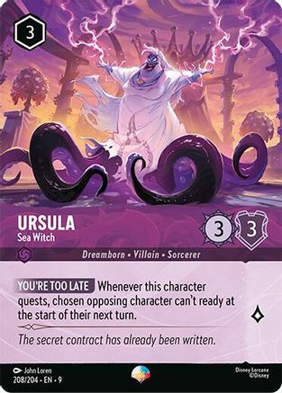 Ursula - Sea Witch (Epic) (208/204) - Fabled Holofoil