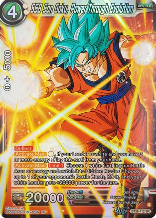 SSB Son Goku, Power Through Evolution (PRISMATIC CLASH) Foil