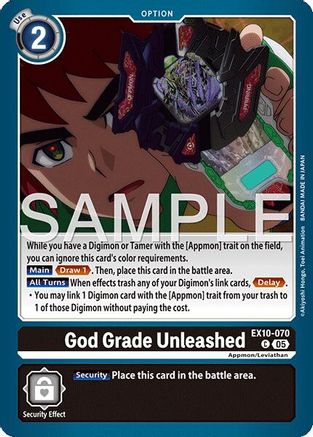 God Grade Unleashed (EX10-070) - Sinister Order