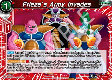 Frieza’s Army Invades (PRISMATIC CLASH) Foil