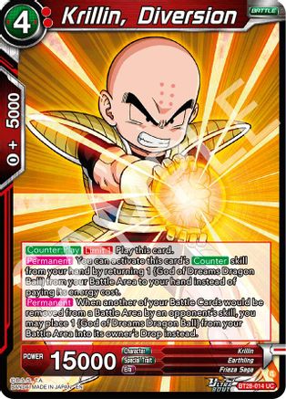 Krillin, Diversion (PRISMATIC CLASH)