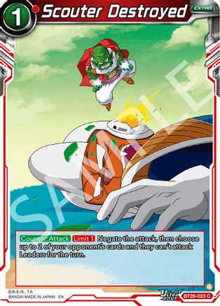 Scouter Destroyed (PRISMATIC CLASH) Foil