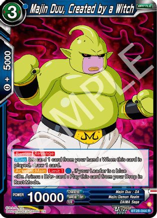 Majin Duu, Created by a Witch (PRISMATIC CLASH) Foil