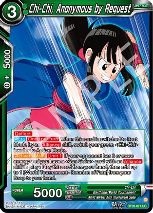 Chi-Chi, Anonymous by Request (PRISMATIC CLASH) Foil