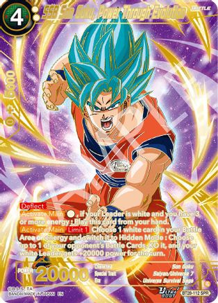 SSB Son Goku, Power Through Evolution (SPR) (PRISMATIC CLASH) Foil