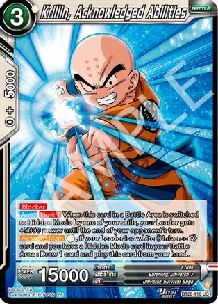 Krillin, Acknowledged Abilities (PRISMATIC CLASH)