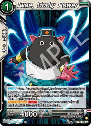 Iwne, Godly Power (PRISMATIC CLASH) Foil