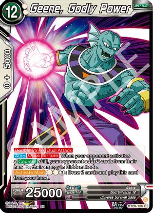 Geene, Godly Power (PRISMATIC CLASH) Foil
