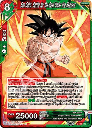 Son Goku, Battle for the Best Under the Heavens (PRISMATIC CLASH) Foil