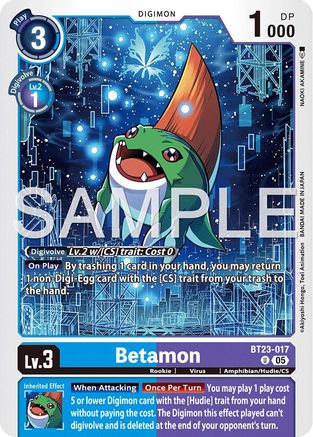 Betamon (BT23-017) - Hackers' Slumber