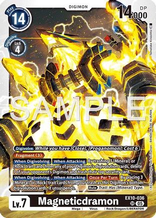 Magneticdramon (EX10-036) - Sinister Order Foil
