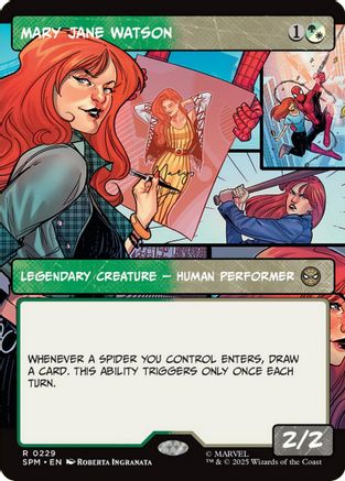 Mary Jane Watson (Borderless) (SPM-229) - Marvel's Spider-Man Foil
