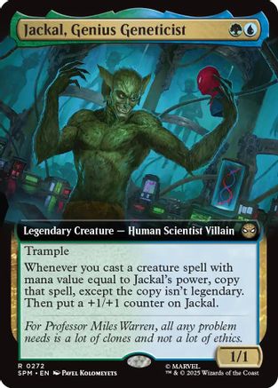 Jackal, Genius Geneticist (Extended Art) (SPM-272) - Marvel's Spider-Man Foil