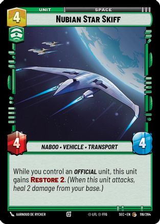 Nubian Star Skiff (116/264) - Secrets of Power