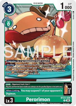 Perorimon (BT23-039) - Hackers' Slumber