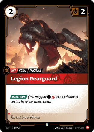 Legion Rearguard (010/298) - Origins