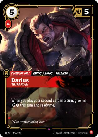 Darius - Trifarian (027/298) - Origins