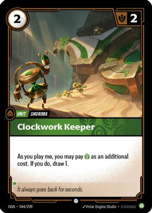 Clockwork Keeper (044/298) - Origins