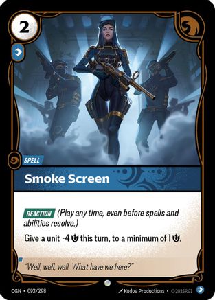 Smoke Screen (093/298) - Origins