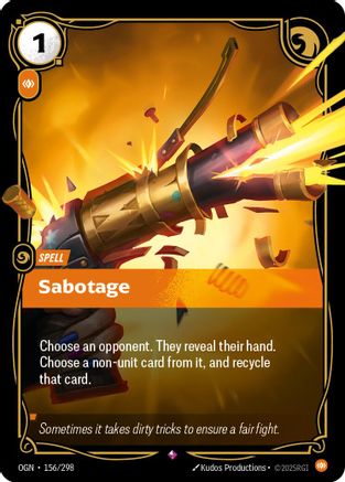 Sabotage (156/298) - Origins