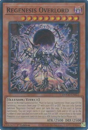 Regenesis Overlord (DOOD-EN022) - Doom of Dimensions 1st Edition