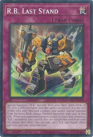 R.B. Last Stand (DOOD-EN095) - Doom of Dimensions 1st Edition