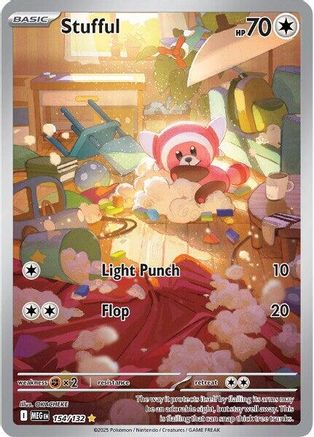 Stufful 154/132  - Holofoil ME01 Mega Evolution - Shiny Rare