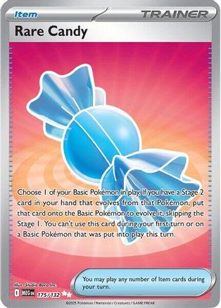Rare Candy 175/132  - Holofoil ME01 Mega Evolution - Ultra Rare