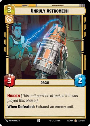 Unruly Astromech (221/264) - Secrets of Power