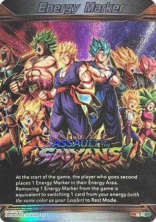 Energy Marker - Assault of the Saiyans (M-20) (Silver) (PRISMATIC CLASH)
