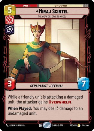 Miraj Scintel - The Weak Deserve to Kneel (139/264) - Secrets of Power