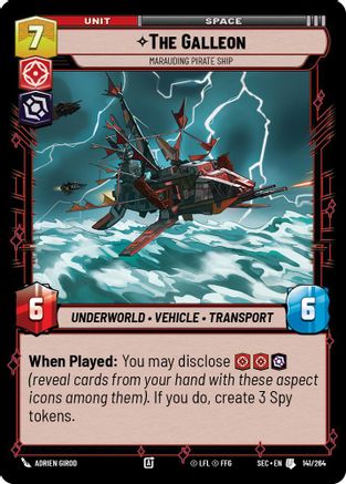 The Galleon - Marauding Pirate Ship (141/264) - Secrets of Power
