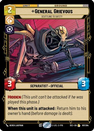 General Grievous - Scuttling to Safety (187/264) - Secrets of Power