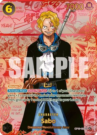 Sabo (120) (OP13-120) - Carrying On His Will Foil
