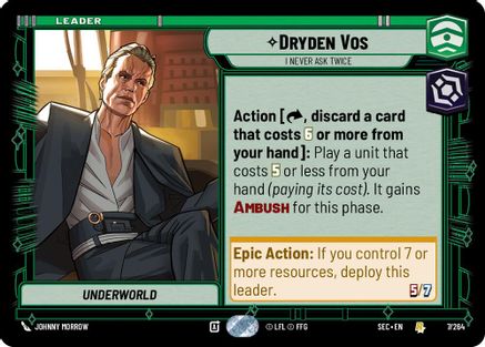 Dryden Vos - I Never Ask Twice (7/262) - Secrets of Power