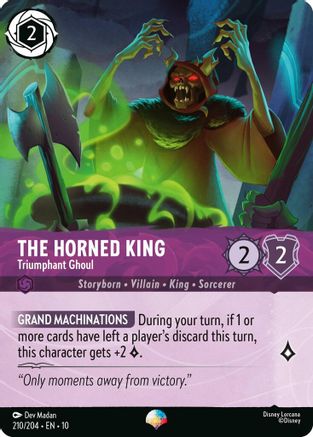 The Horned King - Triumphant Ghoul (Epic) (210/204) - Whispers in the Well Holofoil