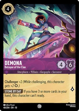 Demona - Betrayer of the Clan (40/204) - Whispers in the Well Cold Foil