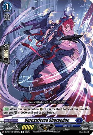 Unrestricted Sharpedge (DZ-BT10: DRAGONSOUL RESONANCE)