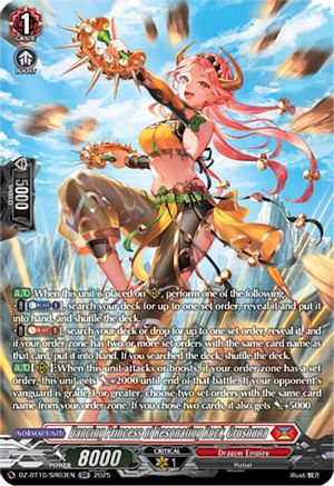Dancing Princess of Resonating Rock, Crushuna (SR) (DZ-BT10: DRAGONSOUL RESONANCE)