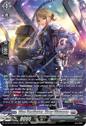 Blue Deathster, Macy Distance (SR) (DZ-BT10: DRAGONSOUL RESONANCE)