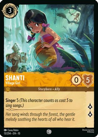 Shanti - Village Girl (13/204) - Whispers in the Well Cold Foil