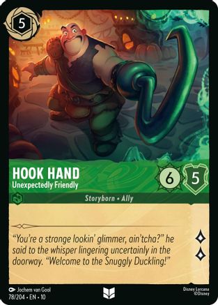 Hook Hand - Unexpectedly Friendly (78/204) - Whispers in the Well Cold Foil