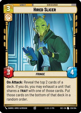 Hired Slicer (220/264) - Secrets of Power