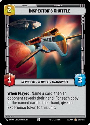 Inspector's Shuttle (260/264) - Secrets of Power
